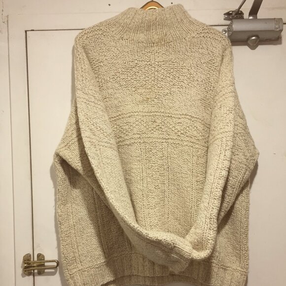 VINTAGE NORTH COUNTRY KNIT WOOL TURTLENECK SWEATERS SIZE XL - Picture 11 of 15
